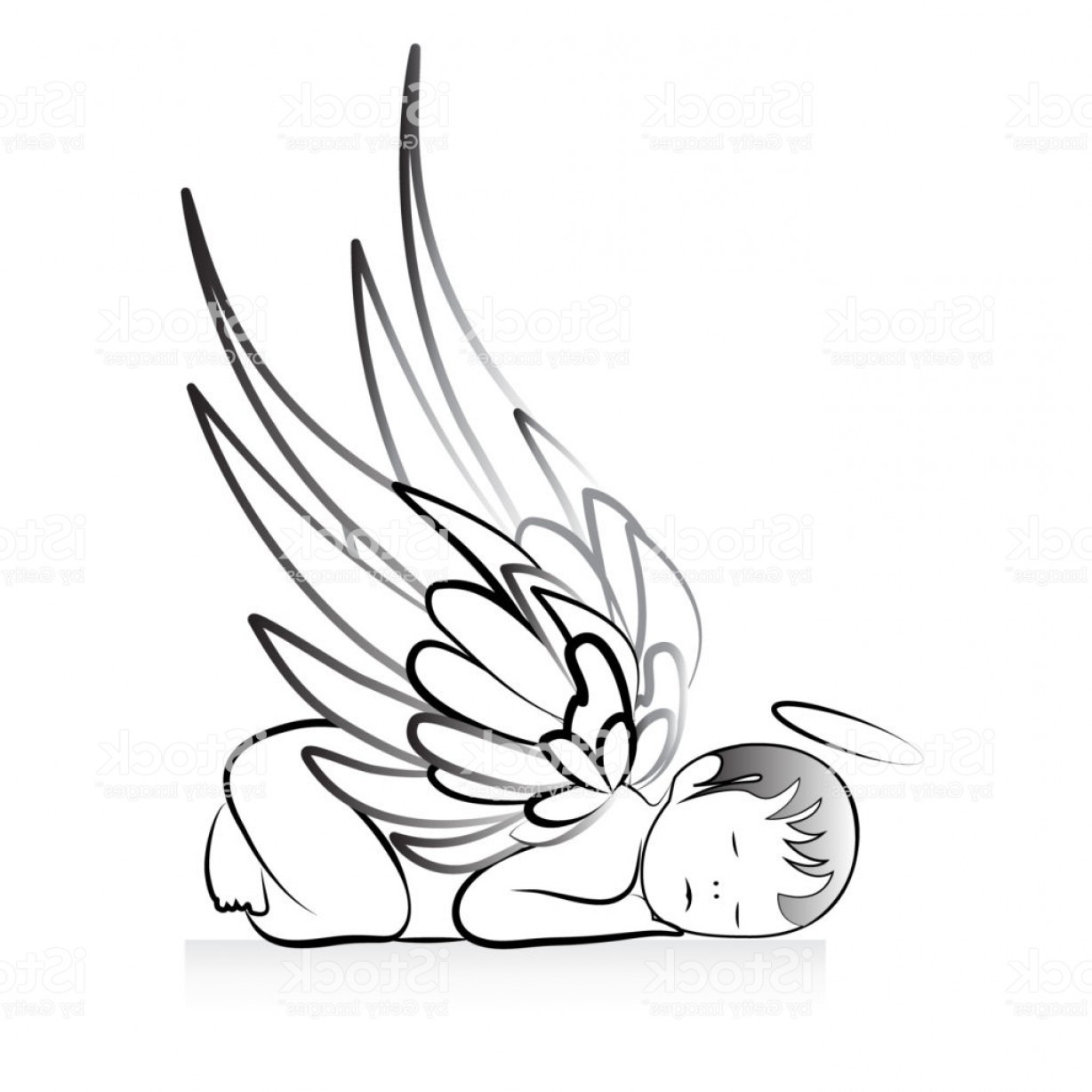 Angel Baby Silhouette Vector Gm Soidergi 1228x1228 Angel Baby Silhouette Vector Gm Soidergi