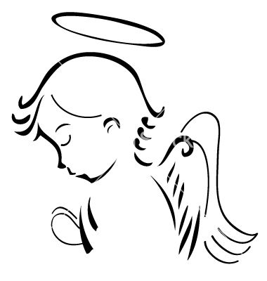380x400 Angel Vector Vinyl Drawings, Cartoon Drawings, Drawing Cartoon