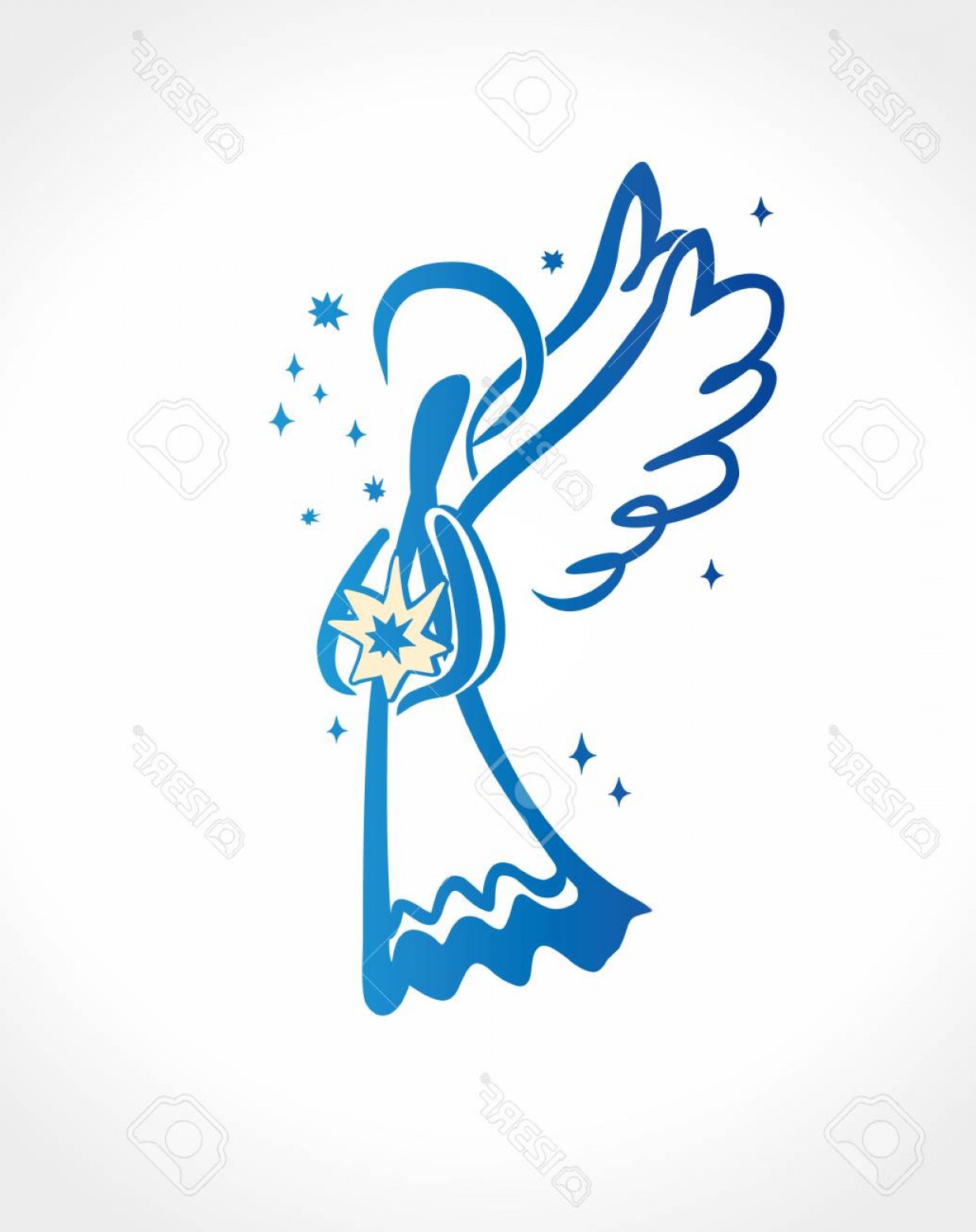 1236x1560 Simple Angel Vector Studiogrfx