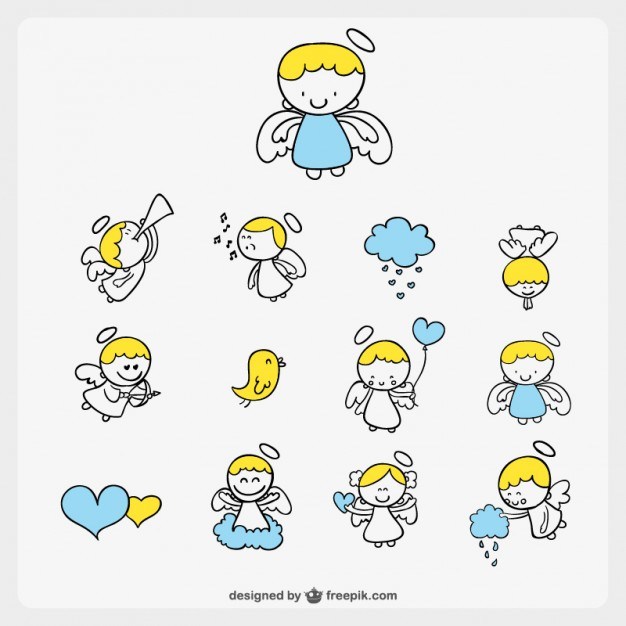 626x626 The Angel Free Vector Art