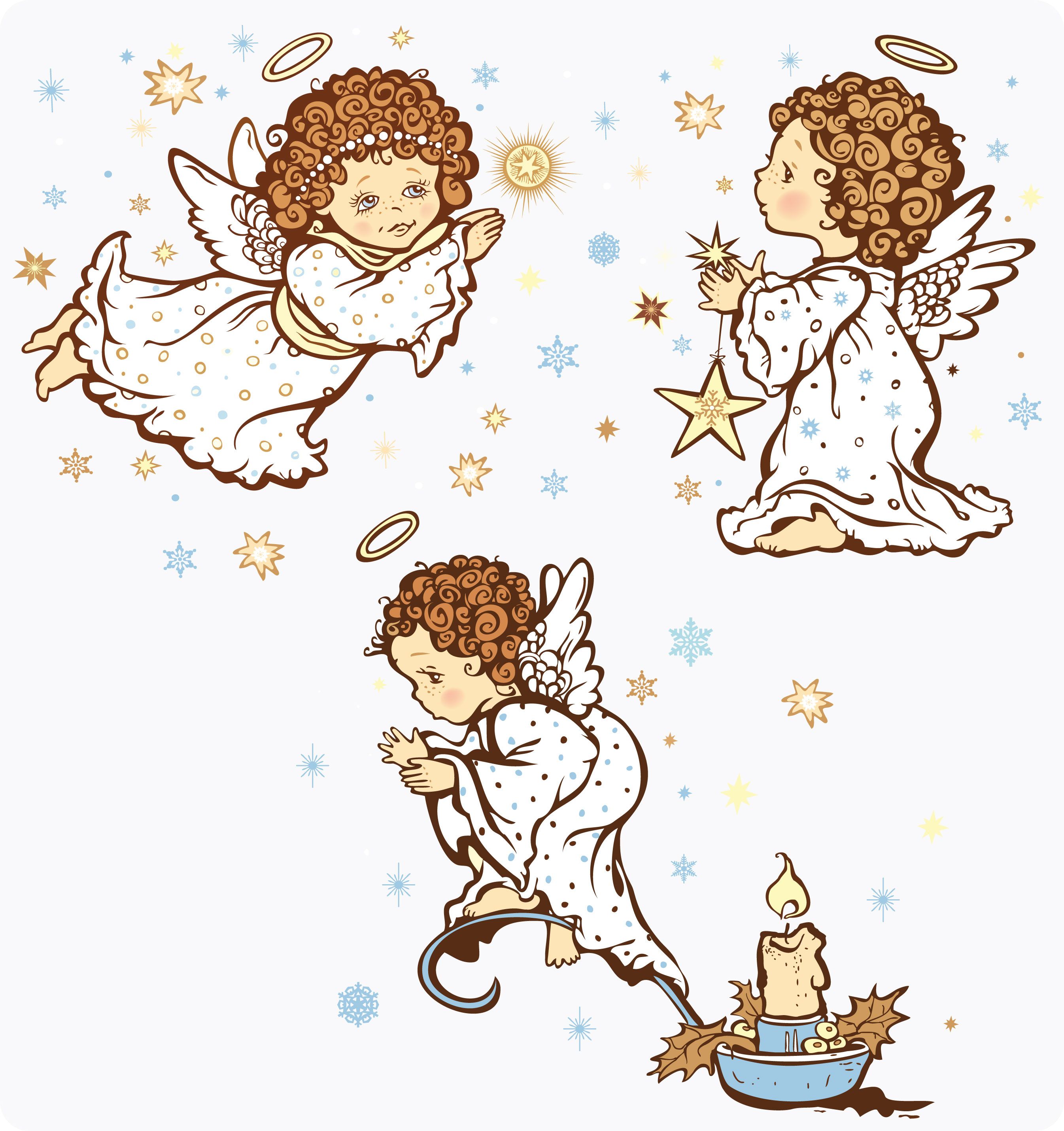 2691x2860 Free Vector Cartoon Angel Vector Graphic Available For Free