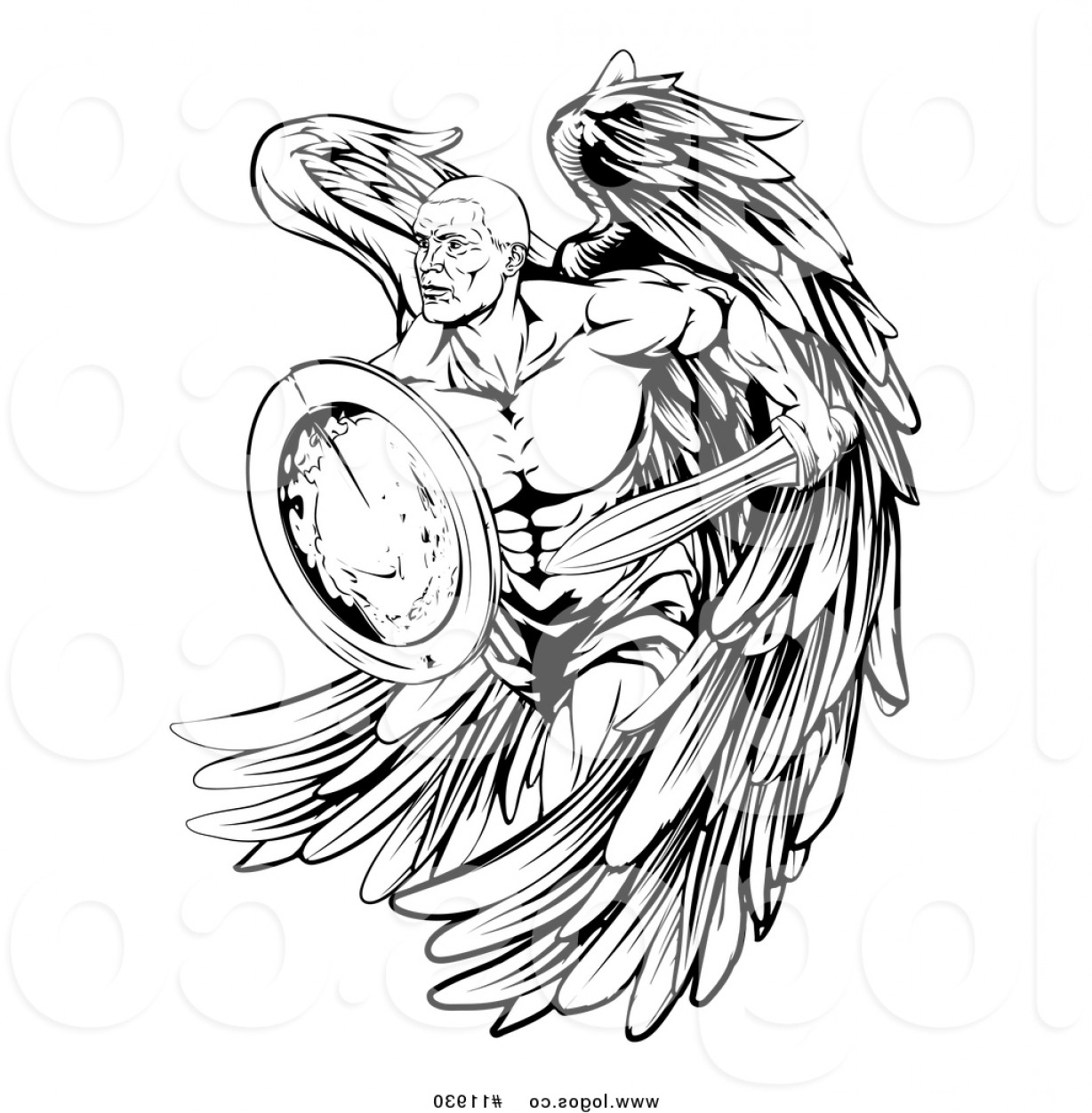 Angel Vector Free at Vectorified.com | Collection of Angel Vector Free ...