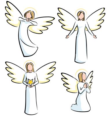 380x400 Angels Vector