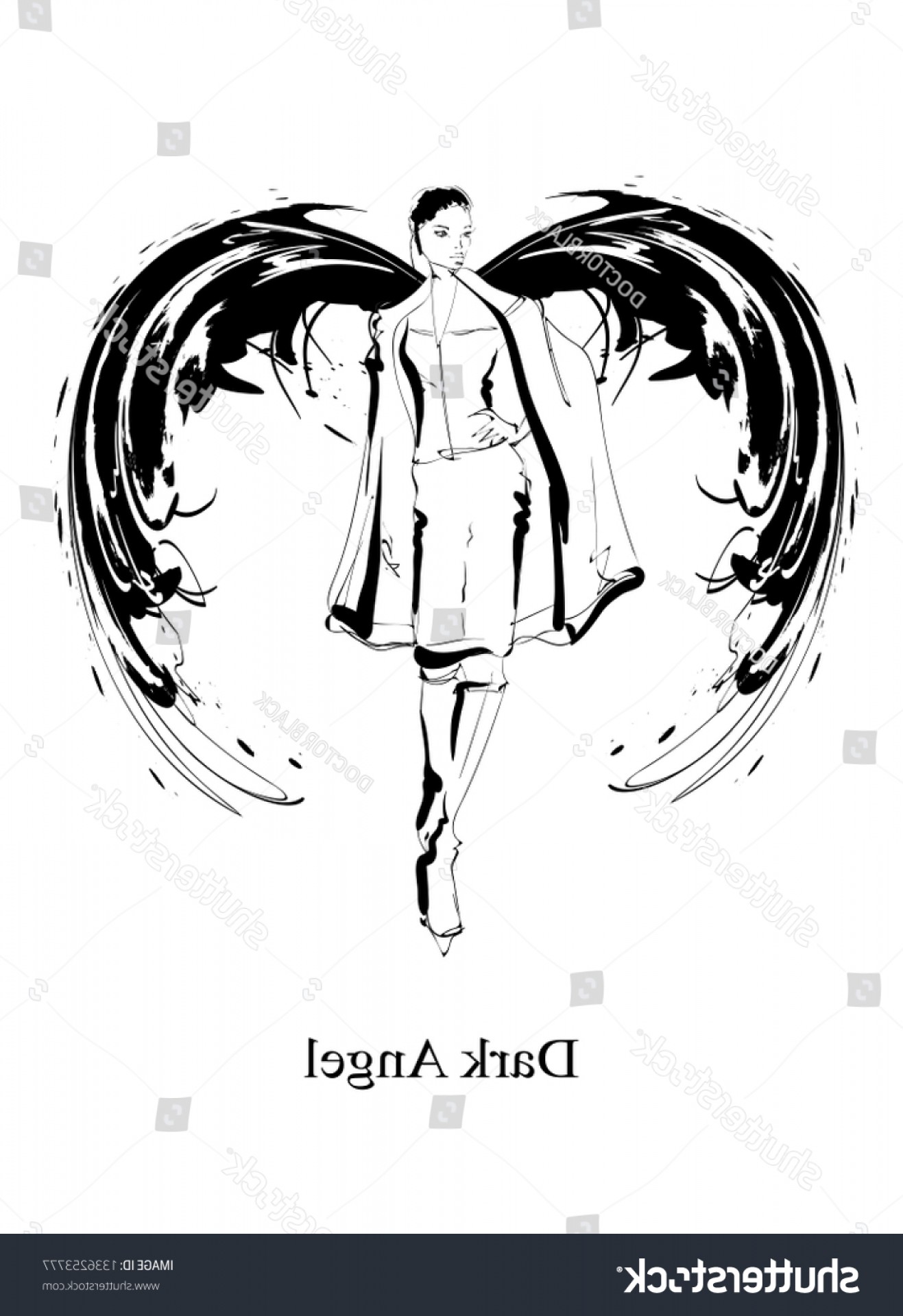 1317x1920 Dark Angel Vector Catamart