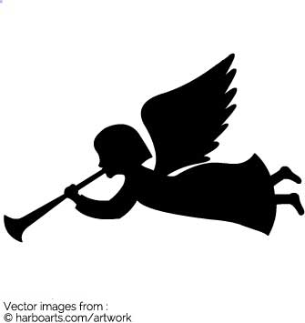 335x355 Download Angel Silhouette