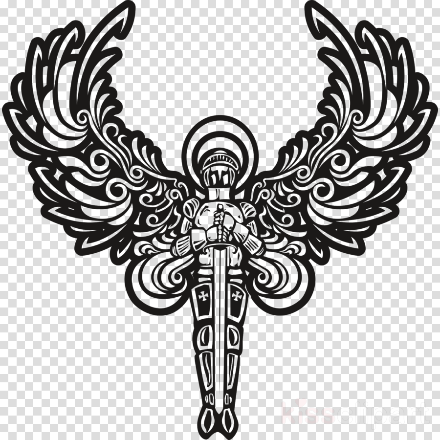 900x900 Logo, Angel, Drawing, Transparent Png Image Clipart Free Download