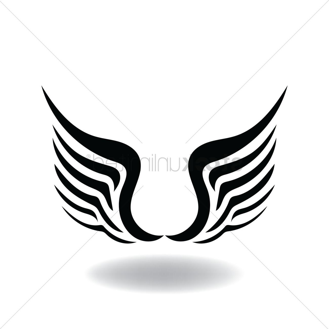 1300x1300 Top Angel Wing Vector Graphics Image Free Vector Art, Images