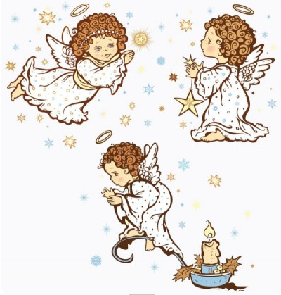 400x419 Cartoon Angel Vector Graphics Free Download