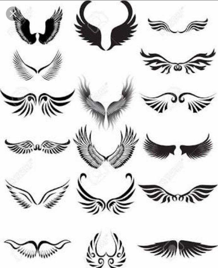 764x936 Tatoo Silhouette Tattoos, Wings Drawing