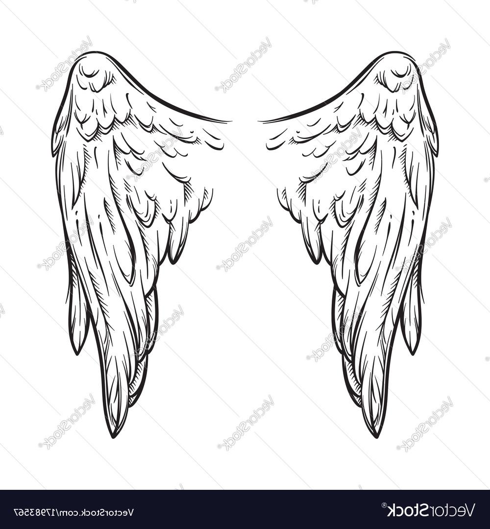 Best Angel Wings Vector Tattoo Free Vector Images Design 1000x1080 Best Angel Wings Vector Tattoo Free Vector Images Design