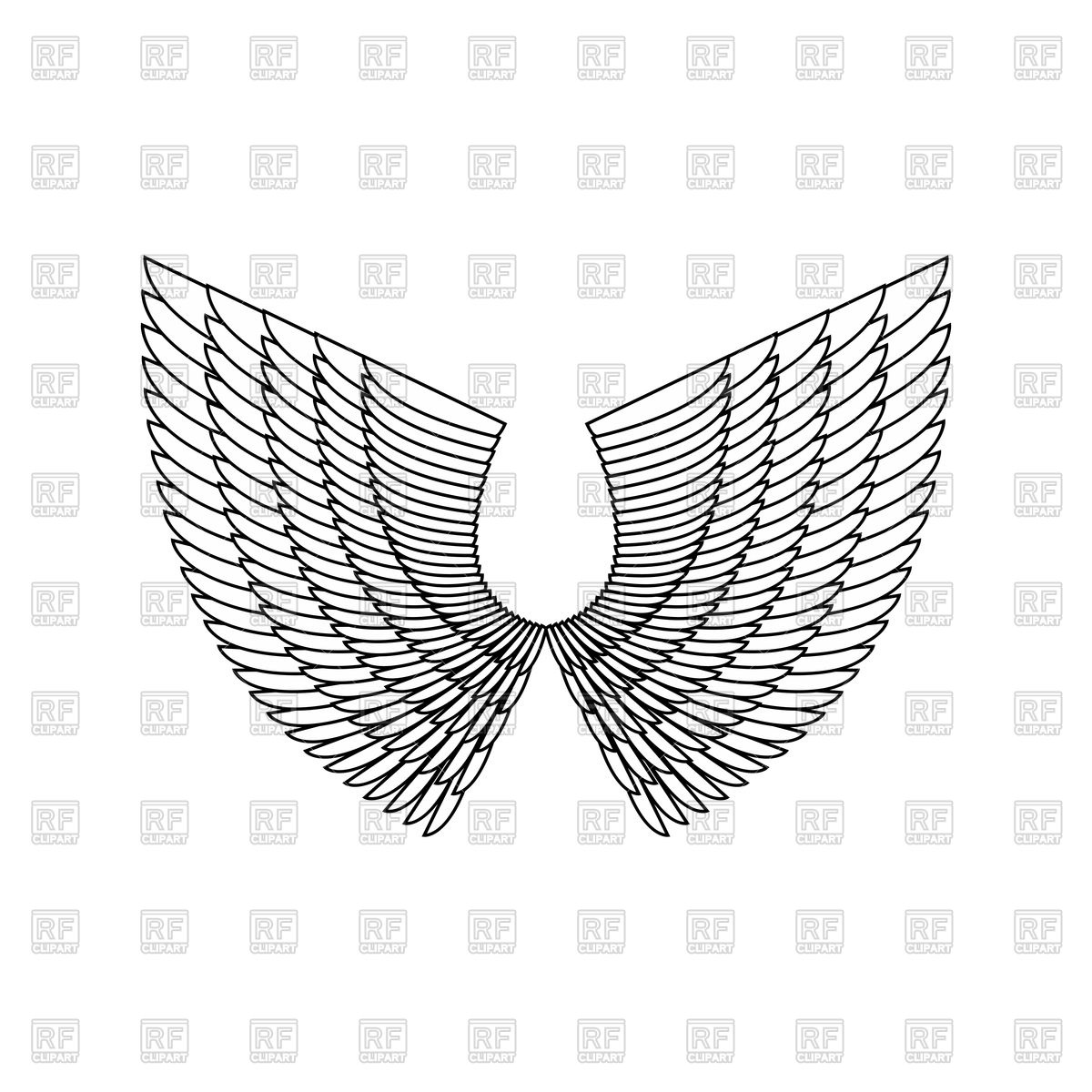 Angel Wings Vector Image Of Icons And Emblems Popaukropa 1200x1200 Angel Wings Vector Image Of Icons And Emblems Popaukropa