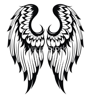 Angel Wings Vector My Board Tattoos, Angel Wings, Stencils 380x400 Angel Wings Vector My Board Tattoos, Angel Wings, Stencils
