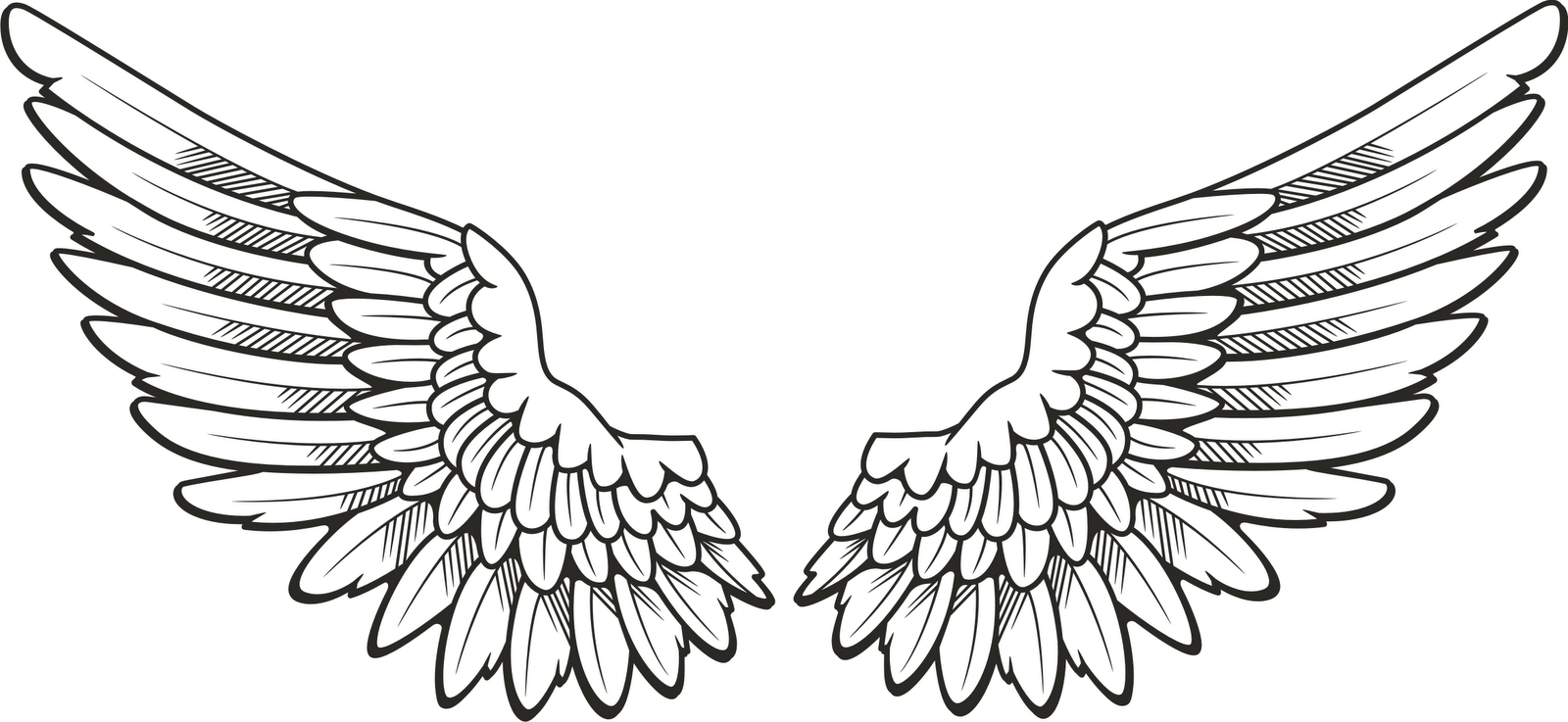 Angel Wings Vector Art at Vectorified.com | Collection of Angel Wings ...