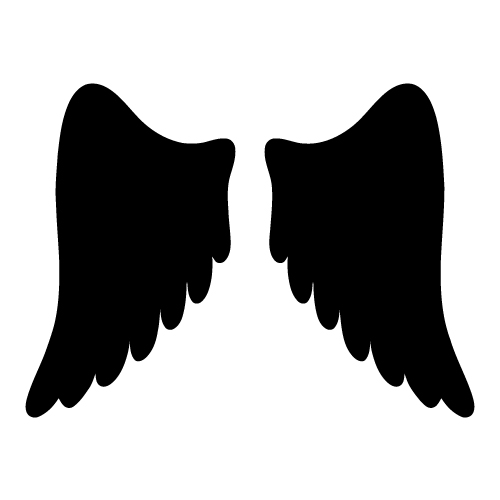 500x500 Download Angel Wings Angel Wing Vector For Download Clipart Png