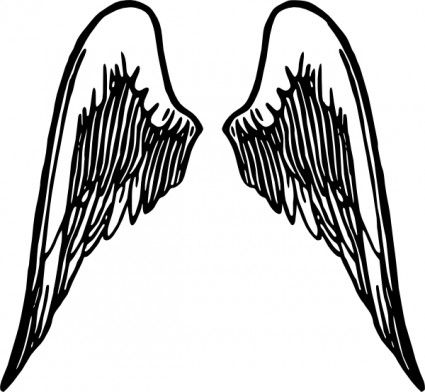 425x392 Free Angel Wing Vector Art Free Vector For Free Download