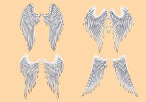 286x200 Angel Wings Free Vector Art