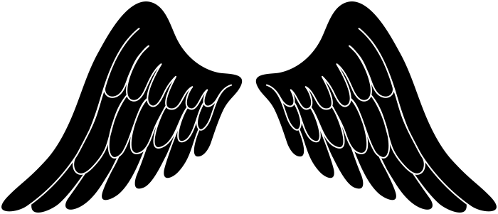 700x301 Angel Wing Vector Png Vector, Clipart