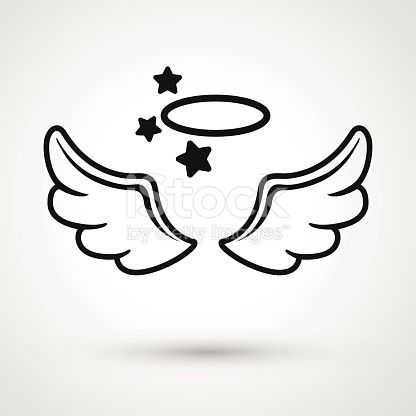 416x416 Illustration Of Wings Icon Vector Inspiring Ideas Angel Tattoo