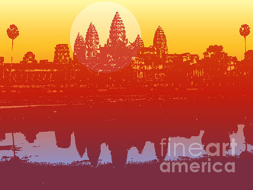 Angkor Wat Vector At Collection Of Angkor Wat Vector Free For Personal Use 8563