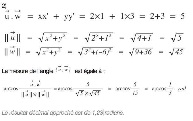 672x421 Angle Between Two Vectors, Where Am I Wrong