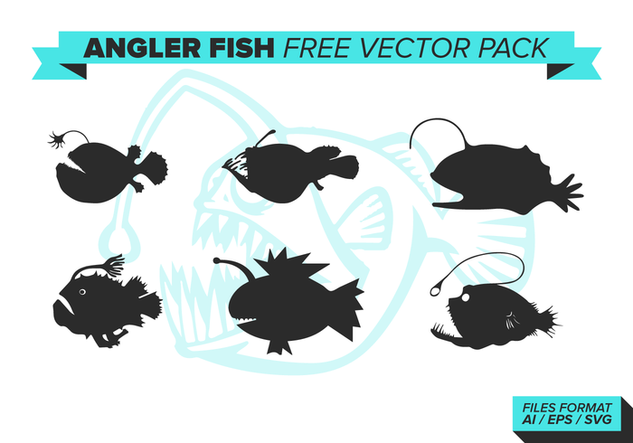 700x490 Angler Fish Free Vector Pack