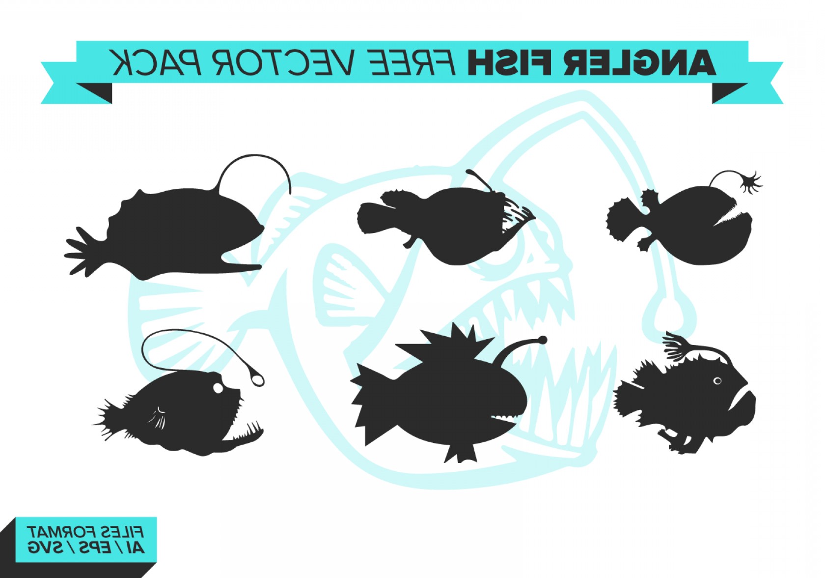 1680x1176 Angler Fish Free Vector Pack Newwaysys