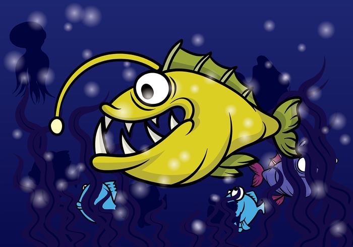 700x490 Angler Fish Vector
