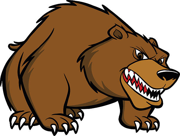 612x462 Angry Bear Clipart
