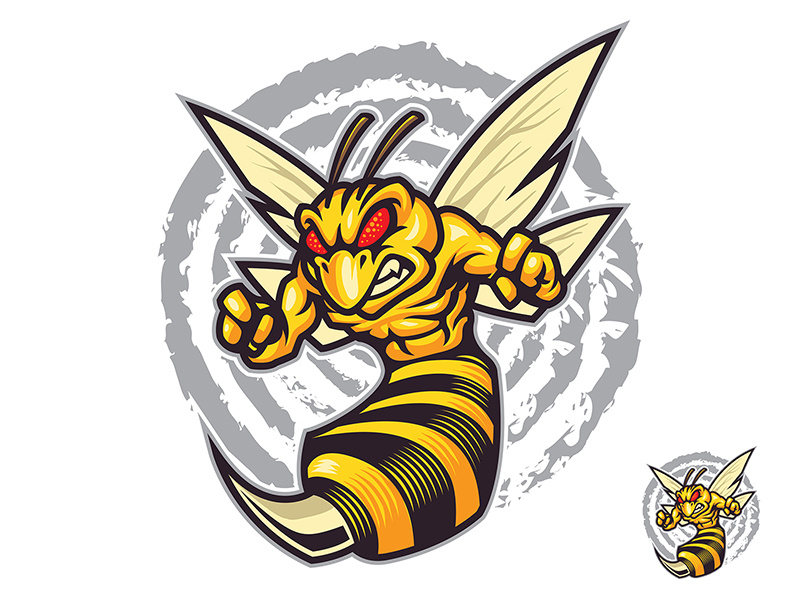 Angry Bee Vector at Vectorified.com | Collection of Angry Bee Vector ...