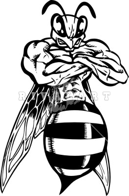 264x400 Angry Bees Clipart Black And White, Free Download Clipart