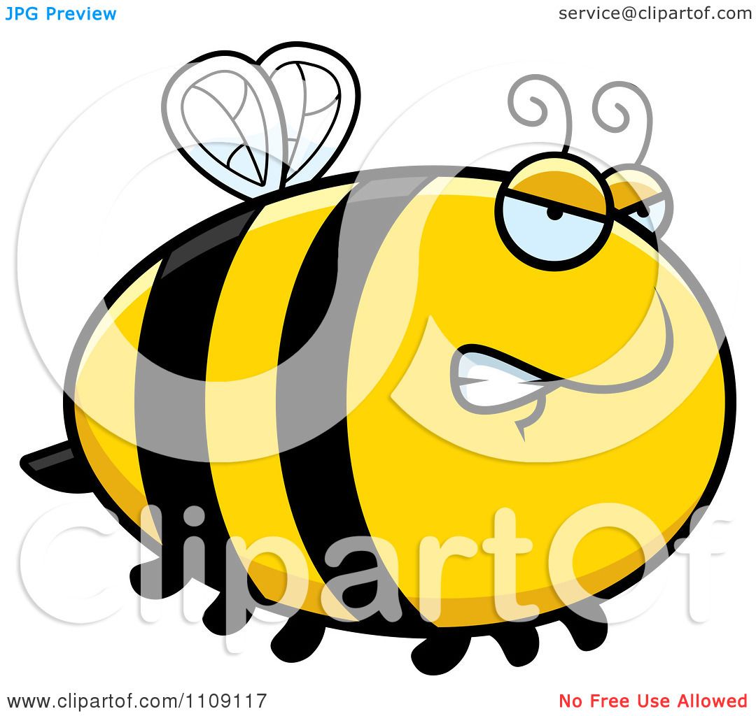 Bee point. Sad bee cartoon. angry bee cartoon. sad bee.