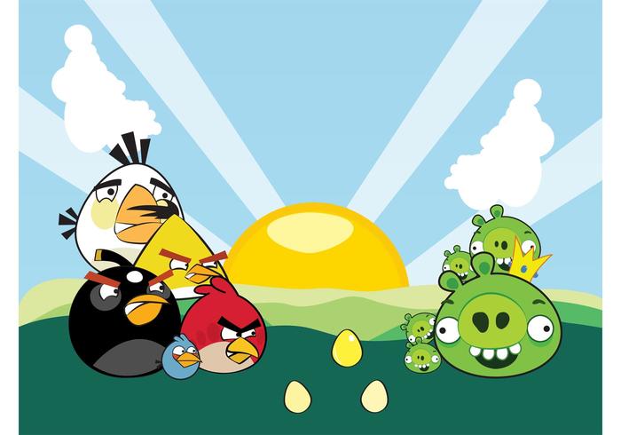700x490 Angry Birds Free Vector Art