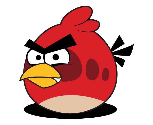 600x490 Free Red Angry Bird Vector Free Vectors Free Vector Graphics