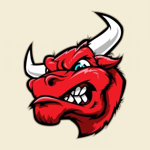 300x300 Photostock Vector Angry Bull Vector Icon Lamaison