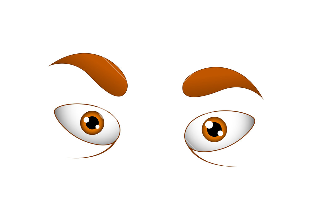 Angry Cartoon Eyes Vector Illustration Royalty Free Stock Image 1000x705 Angry Cartoon Eyes Vector Illustration Royalty Free Stock Image
