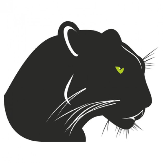 Panther With Angry Green Eyes Vector Free Download 626x626 Panther With Angry Green Eyes Vector Free Download