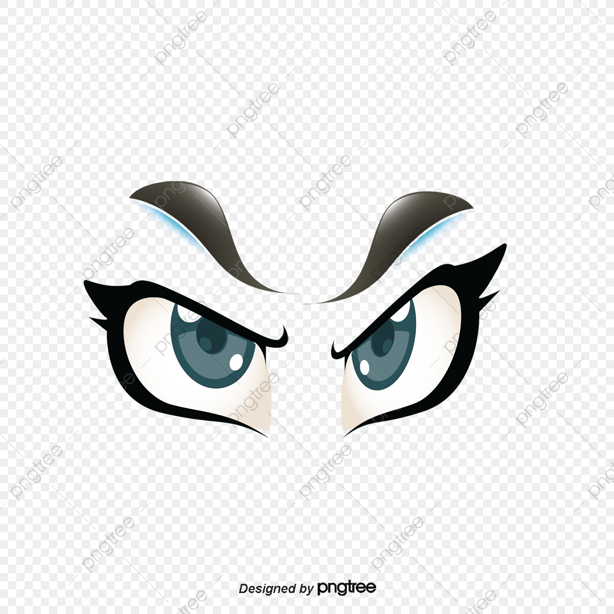 Vector Brown Cartoon Angry Eyes Look, Vector, Brown, Cartoon Png 1200x1200 Vector Brown Cartoon Angry Eyes Look, Vector, Brown, Cartoon Png