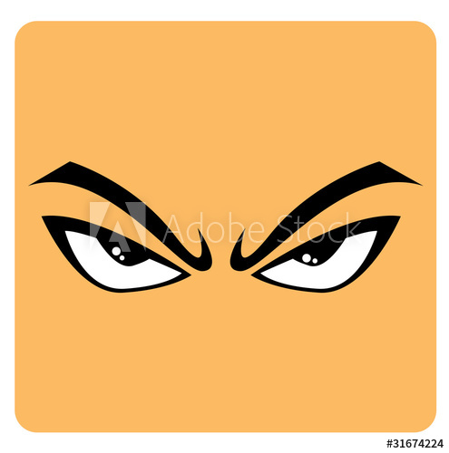 Angry Eyes In Cartoon 495x500 Angry Eyes In Cartoon