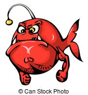 180x195 Angry Fish Clipart