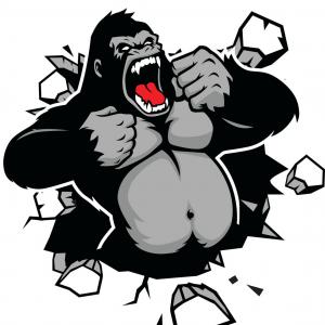 300x300 Best Angry Gorilla Head Vector Images Catchsplace
