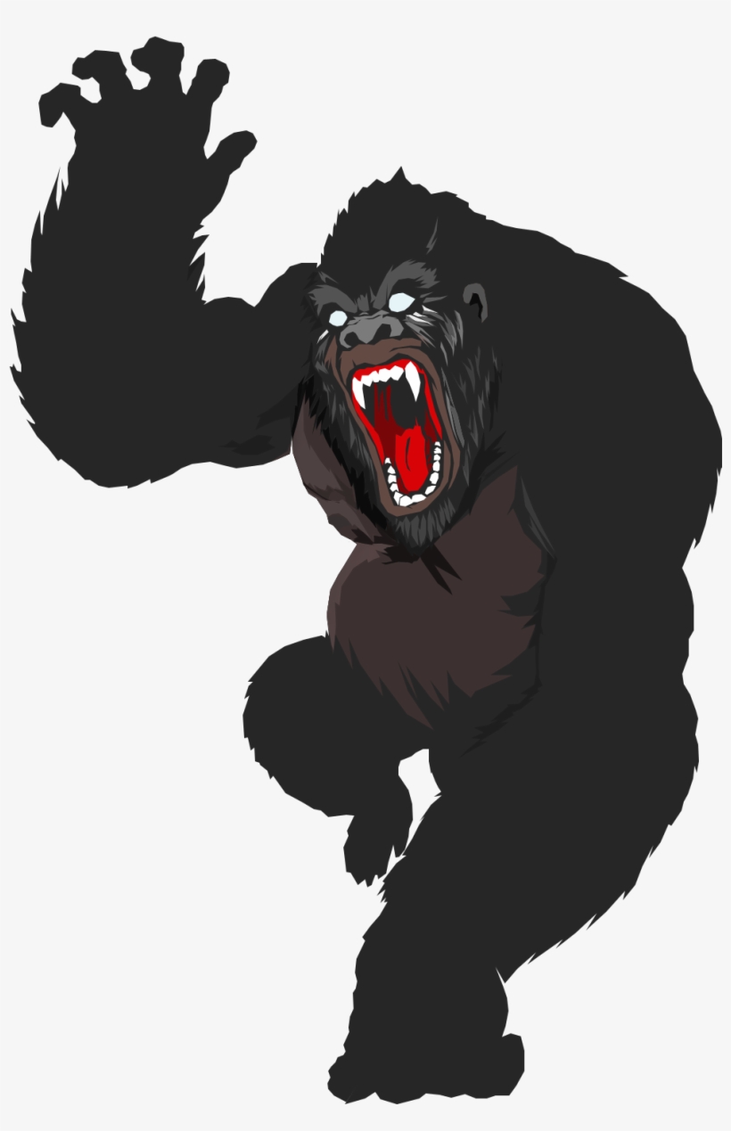820x1269 Vector Mouth Gorilla