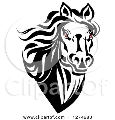 Angry Horse Clipart 450x470 Angry Horse Clipart