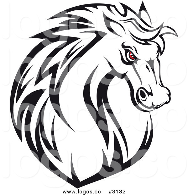 Royalty Free Angry Horse Stock Logo Designs 600x620 Royalty Free Angry Horse Stock Logo Designs