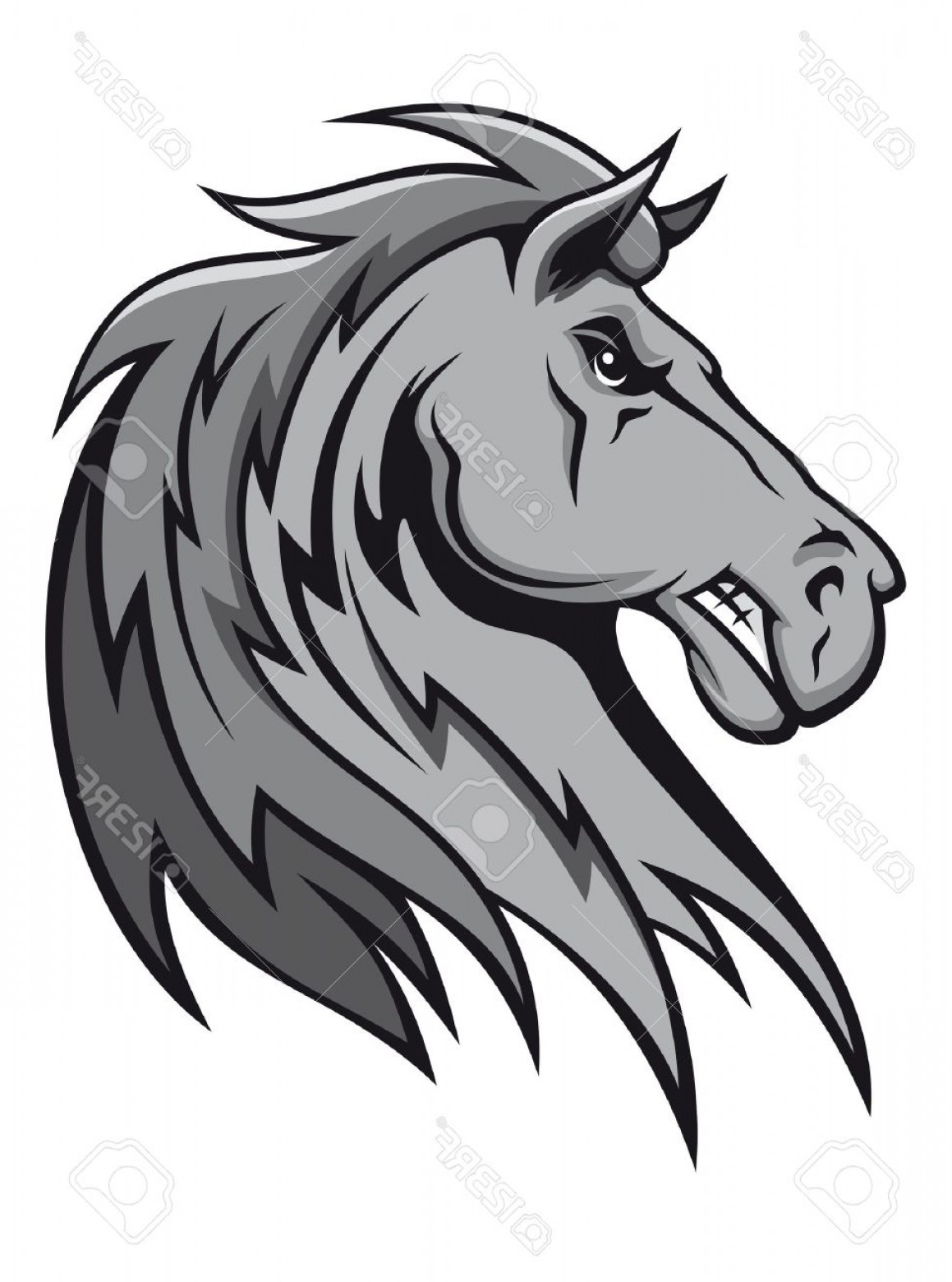 Angry Horse Vector at Vectorified.com | Collection of Angry Horse ...