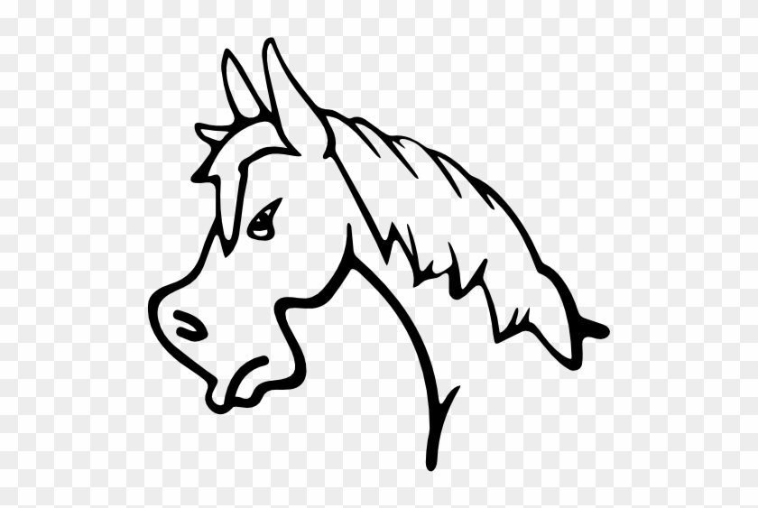 Angry Horse Face Side View Outline Free Vector Icons 840x563 Angry Horse Face Side View Outline Free Vector Icons