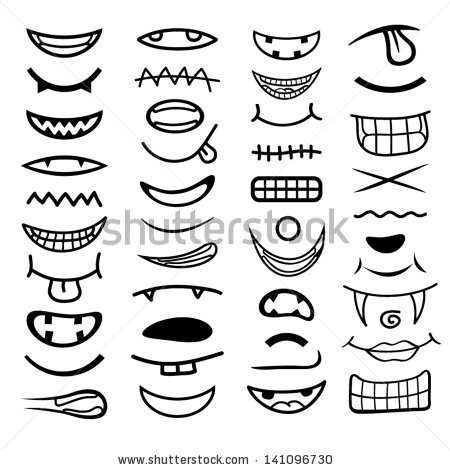 450x470 Pictures Of Cartoon Mouths Group With Items