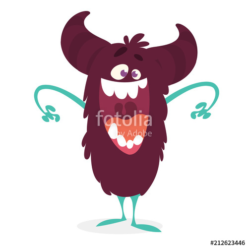 500x500 Angry Cartoon Monster Troll Or Goblin Vector Illustration