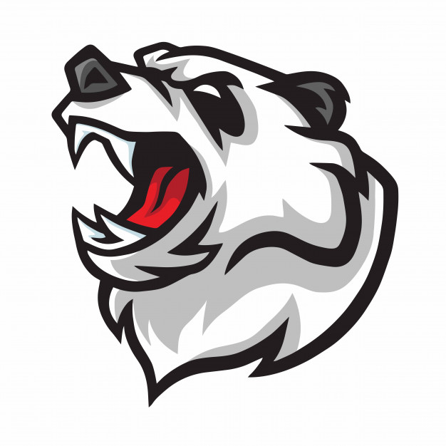 626x626 Angry Panda Roar Mascot Logo Design Vector Premium Download