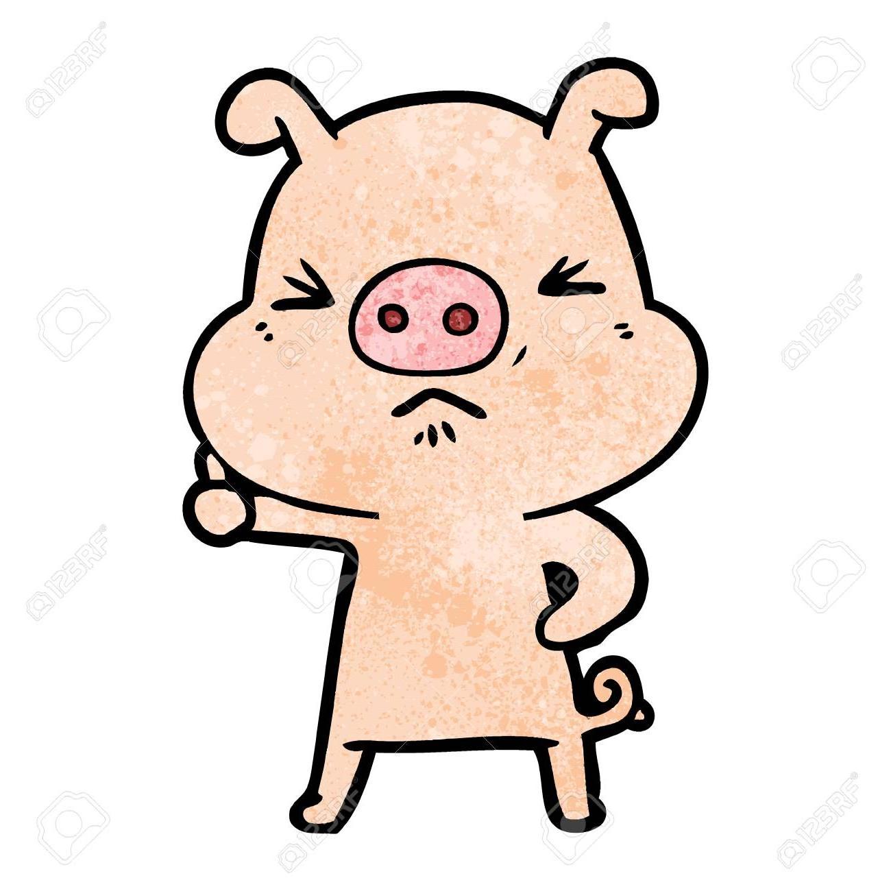 1300x1300 Hd Pig Vector Art Library Free Vector Art, Images, Graphics