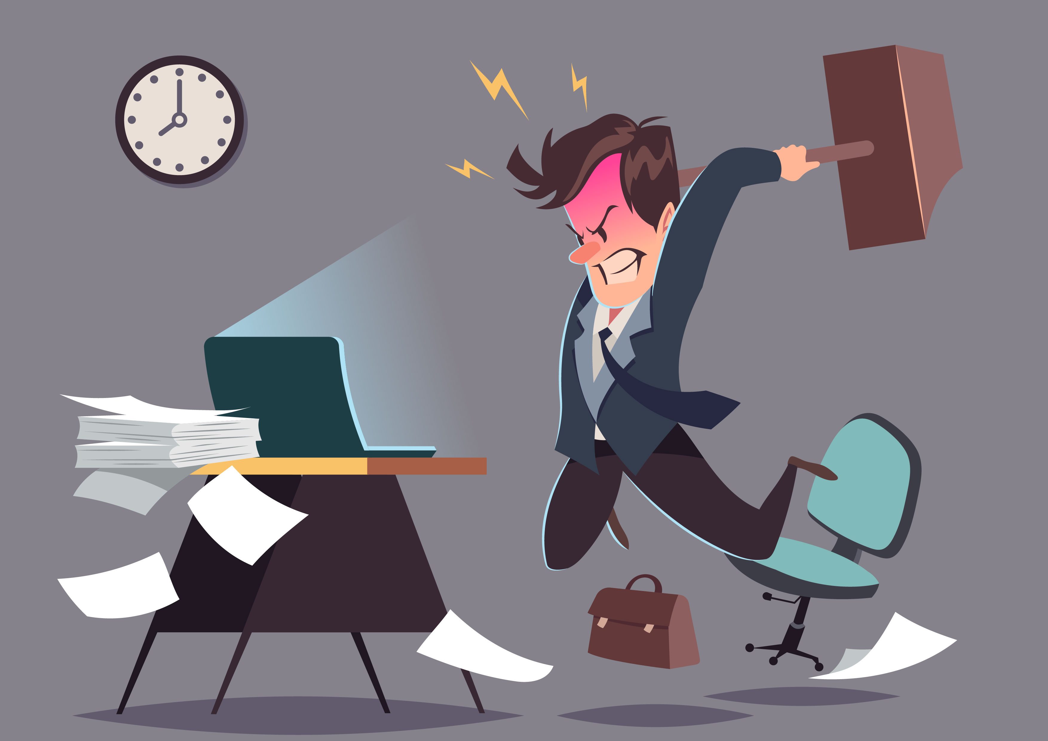 3508x2480 Angry Free Vector Art